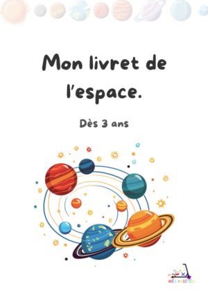Mon livret de l'espace.